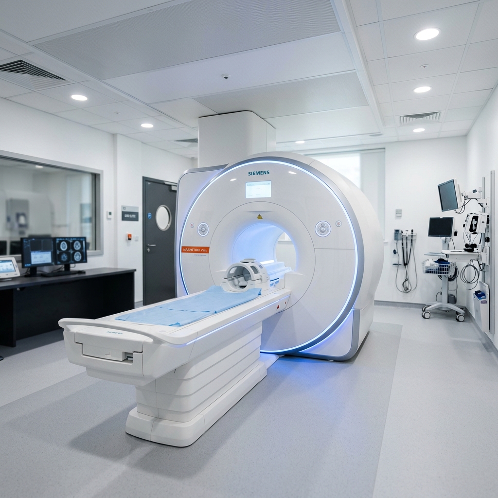 Advanced medical imaging equipment in hospital